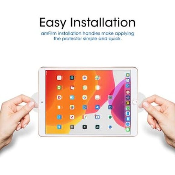 amFilm Screen Protector for iPad 7/ iPad Air 3 (2 Pack) - Picture 2 of 4